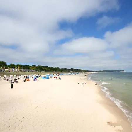 Strandnahe 2-raum-ferienwohnung Mit Balkon - Strandhaus Moenchgut 10 Lobbe